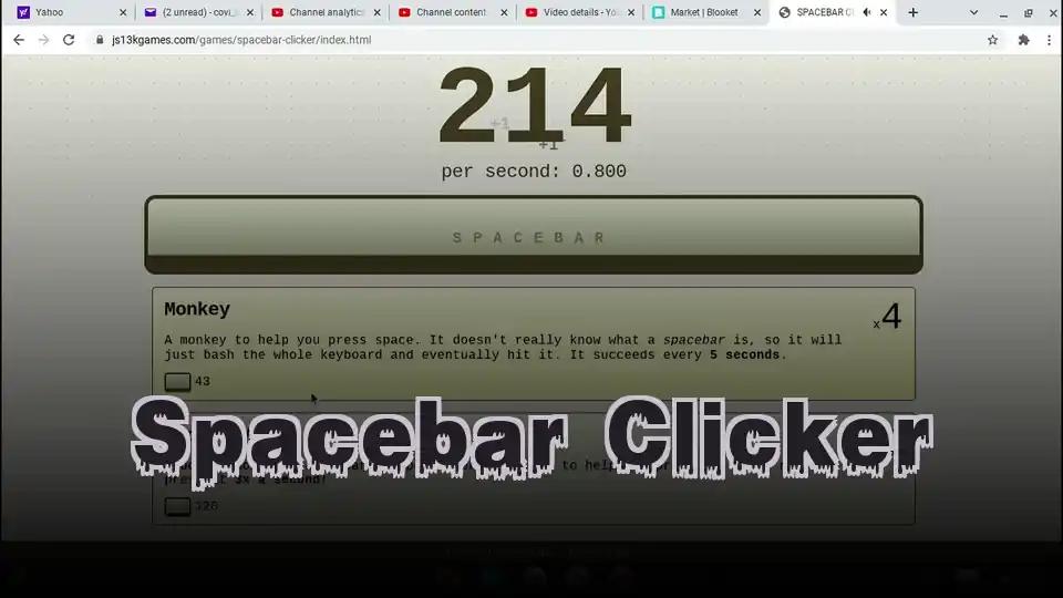 Spacebar Clicker