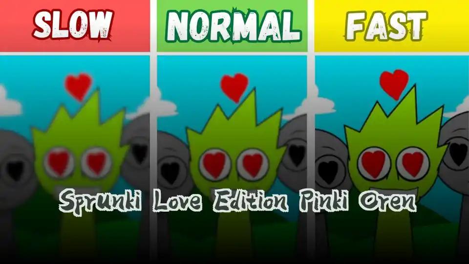 Sprunki Love Edition Pinki Oren