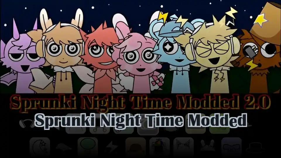 Sprunki Night Time Modded