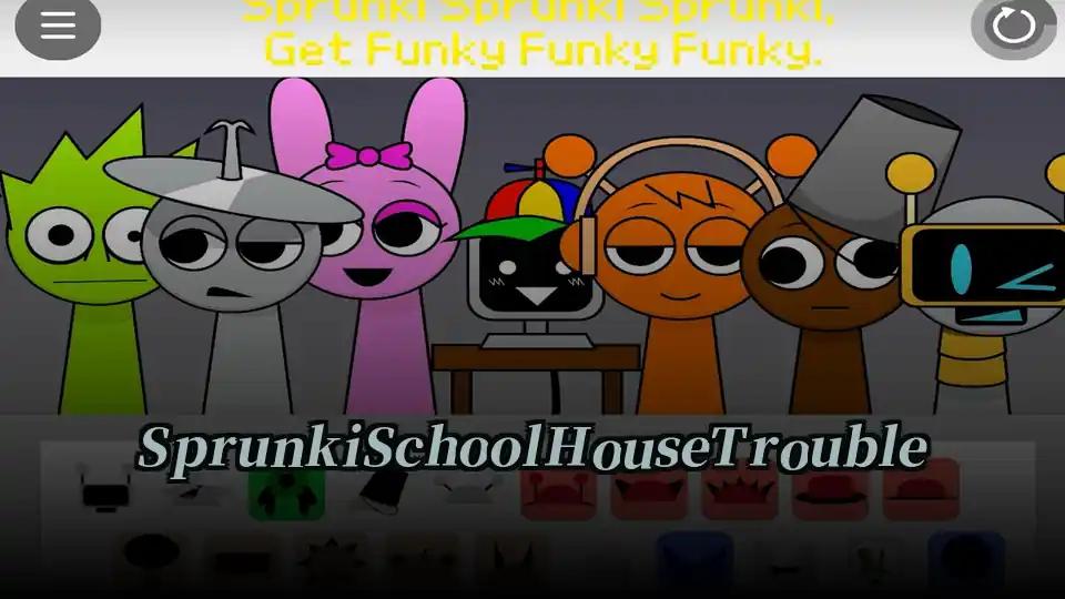 Sprunki School House Trouble
