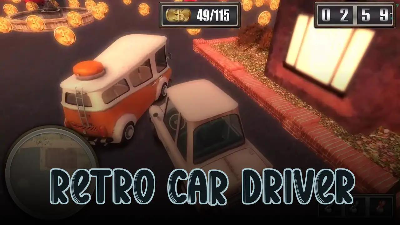 Retro Car Driver